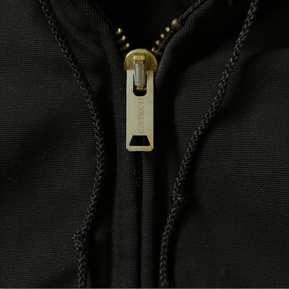 Vintage Carhartt Canvas Quilt Lined Jacket 90s JQ1005 Size XL - Picture 4 of 8